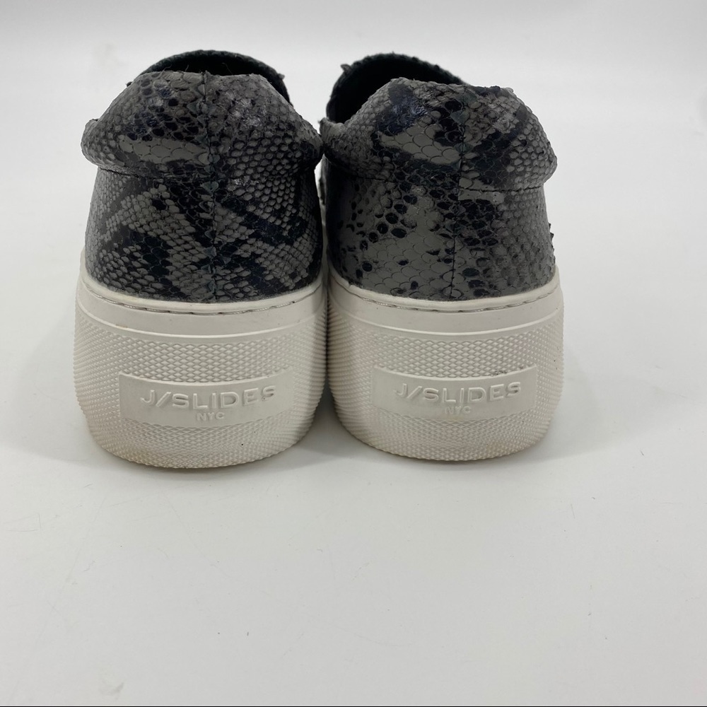 J/Slides Cleo Snake Slip On Platform Sneaker 8.5 - image 6
